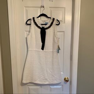 NWT White Tweed CeCe Dress